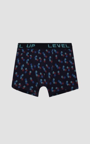 Παιδικά μποξεράκια, Level Up (2τεμ) Βαμβάκι 100% μαριν all over