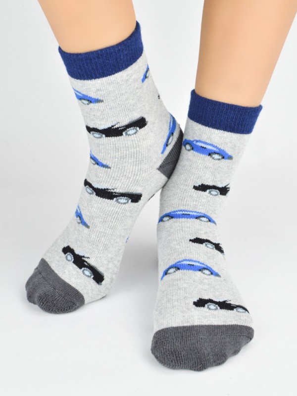 BOY TERRY SOCKS WITH ABS NOVITI