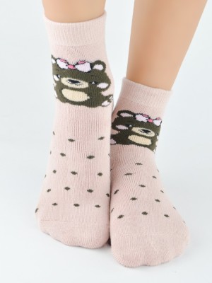 GIRL  TERRY SOCKS WITH ABS NOVITI