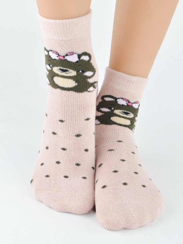 GIRL  TERRY SOCKS WITH ABS NOVITI