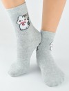 GIRL  TERRY SOCKS WITH ABS NOVITI