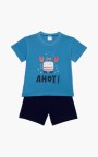 Βρεφικές πιζάμες  σετ 2 τεμαχίων AHOY,  Βαμβακερό 100%