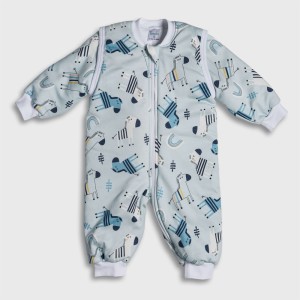 Classic Organic  Υπνόσακος με πόδια Eco Zebra 2.5 Tog  Σιέλ