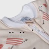 Classic Organic Υπνόσακος με πόδια Eco Zebra 2.5 Tog Εκρού Classic Organic Υπνόσακος με πόδια Eco Zebra 2.5 Tog Εκρού