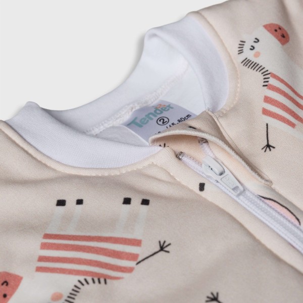Classic Organic Υπνόσακος με πόδια Eco Zebra 2.5 Tog Εκρού Classic Organic Υπνόσακος με πόδια Eco Zebra 2.5 Tog Εκρού