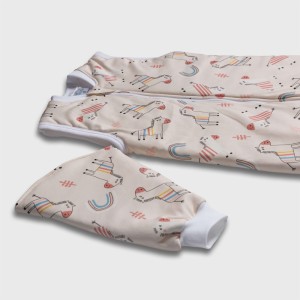 Classic Organic Υπνόσακος με πόδια Eco Zebra 2.5 Tog  Εκρού