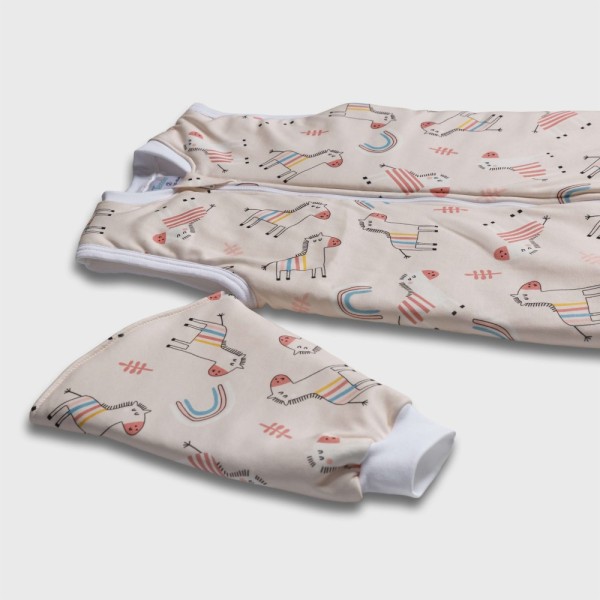 Classic Organic Υπνόσακος με πόδια Eco Zebra 2.5 Tog Εκρού Classic Organic Υπνόσακος με πόδια Eco Zebra 2.5 Tog Εκρού