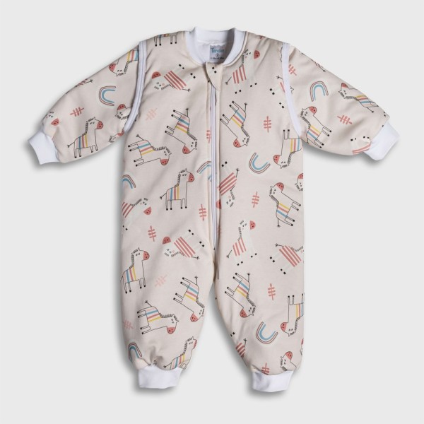 Classic Organic Υπνόσακος με πόδια Eco Zebra 2.5 Tog Εκρού Classic Organic Υπνόσακος με πόδια Eco Zebra 2.5 Tog Εκρού