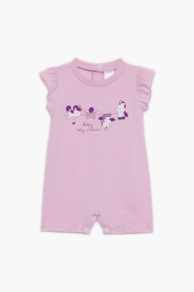 Φορμάκι Unicorn, κοντό μανίκι,  βαμβακερό 100%