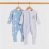 Φορμάκι EazyWear  Elephant Tales - Σετ 2 τμχ.Σιέλ/Γκρι