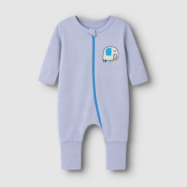 Φορμάκι EazyWear  Elephant Tales - Σετ 2 τμχ.Σιέλ/Γκρι