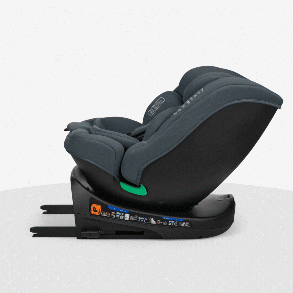 Κάθισμα αυτοκινήτου 40–150 εκ i-Round i-SIZE Σκούρο Γκρι